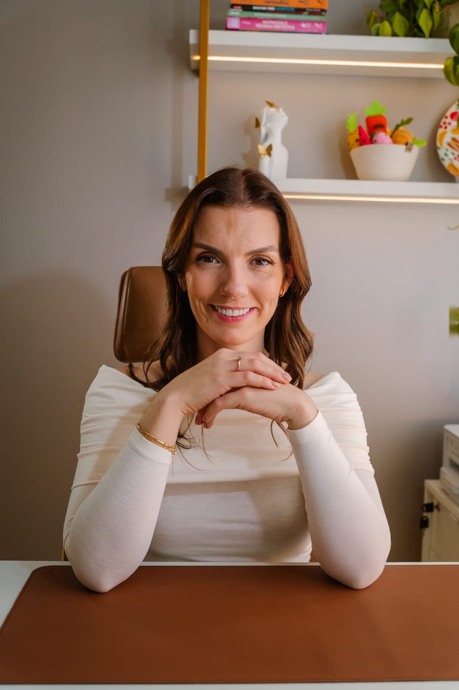 Nathalia Rosa Krüger no consultório